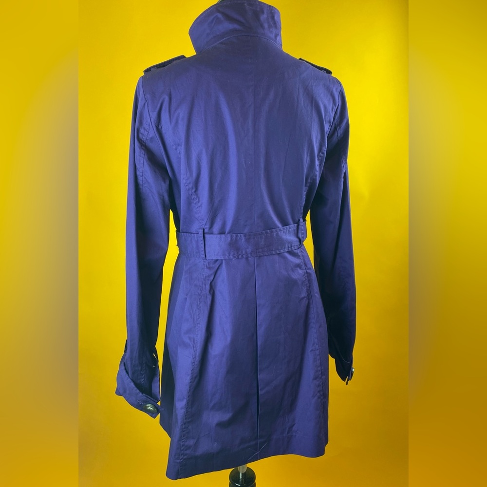 Purple Coffeeshop NYC Trench Coat - Picture 4 of 8